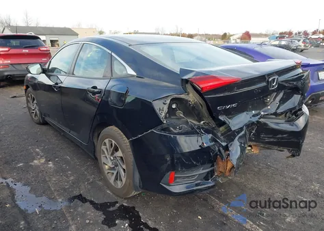 2016 Honda Civic Ex z USA, uszkodzony, nr VIN 19XFC2F76GE236767